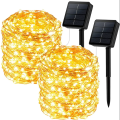 Luzes de corda de LED solar